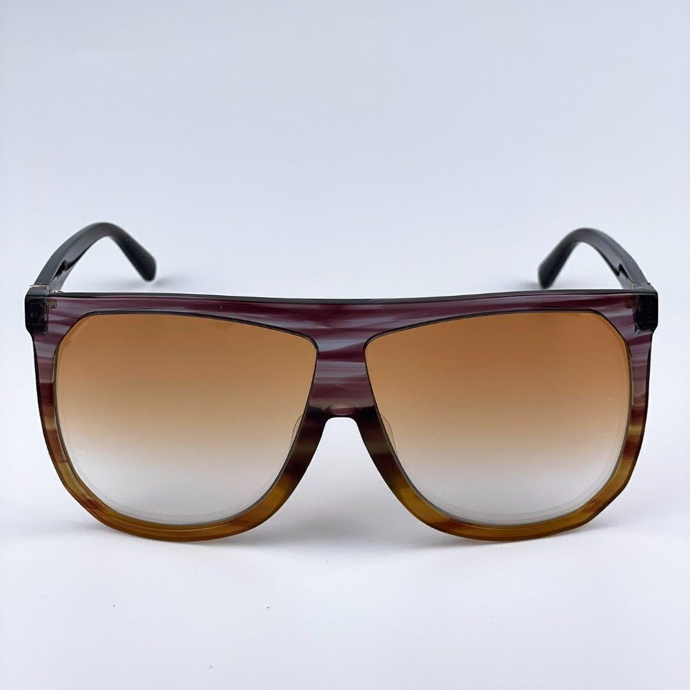 NEW Loewe LW4001F FILIPA 83V Purple Stripe Multicolour Shield Women Sunglasses